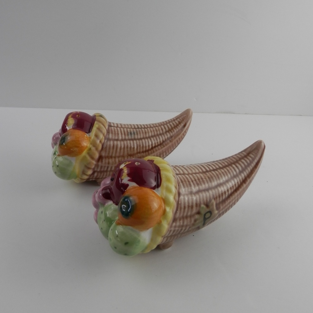 Horn of Plenty Salt & Pepper Shakers
